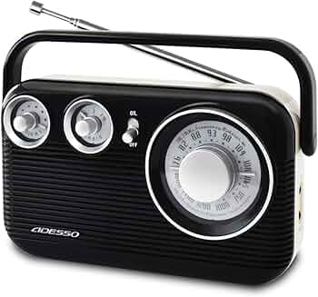 超レア　この世に10台　さだまさし直筆サイン入りレトロデザイン AM/FMラジオ Amazon.co.jp: ADESSO(アデッソ) ラジオ AM FM レトロ デザイン